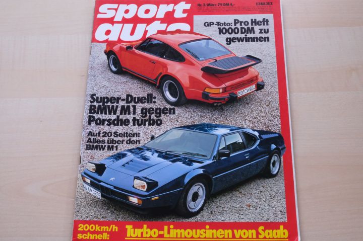 Deckblatt Sport Auto (03/1979)